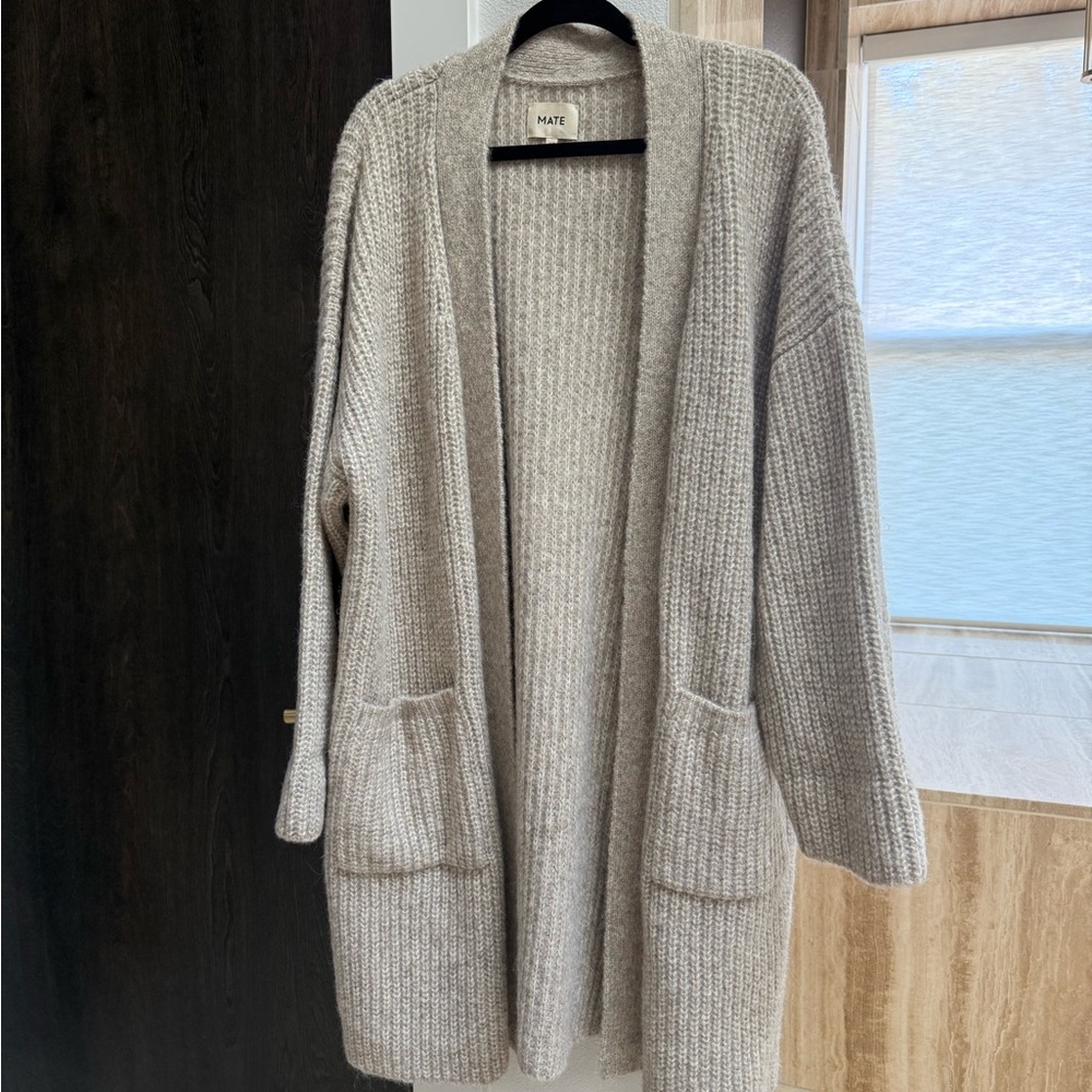 MATE the label alpaca wool sweater cardigan
